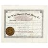 Image 1 : West Spanish Peak Mining Co., 1890, I/U Stock Certificate
