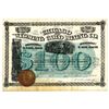 Image 1 : Chicago and Wyoming Gold Mining Co., 1871, I/U Stock Certificate.