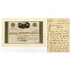 Image 1 : Baltimore and Ohio Rail Road Co., 1830s, Possibly Unique and Earliest Design Proof Stock Cert. and C