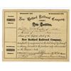 Image 1 : Massachusetts. New Bedford Railroad Co., 1875, I/U Stock Certificate.