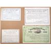 Image 1 : Missouri Assortment of Issued Railroad Stock Certificates, 1875 to 1887