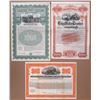 Image 1 : New Jersey, Pennsylvania, Ohio, Railroad Specimen Bond Trio, ca.1891 to 1920