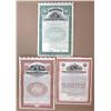 Image 1 : New York Railroads, ca.1904 to 1917, Specimen Coupon Bond Trio.