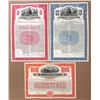 Image 1 : Monongahela Railway Co., 1941 to 1942, Specimen Bond Trio.