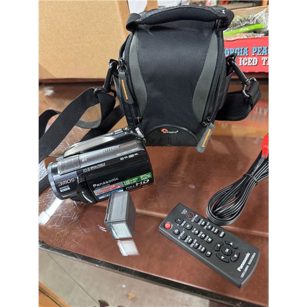 Panasonic HD C – HS250 video camera with remote