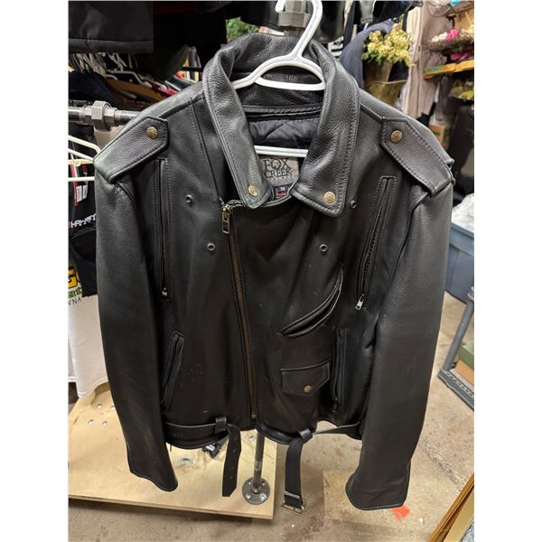 Fox Creek leather coat size 50