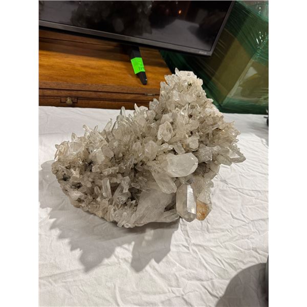 Himalayan clear crystal cluster