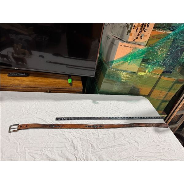 Harley Davidson, leather belt size not shown