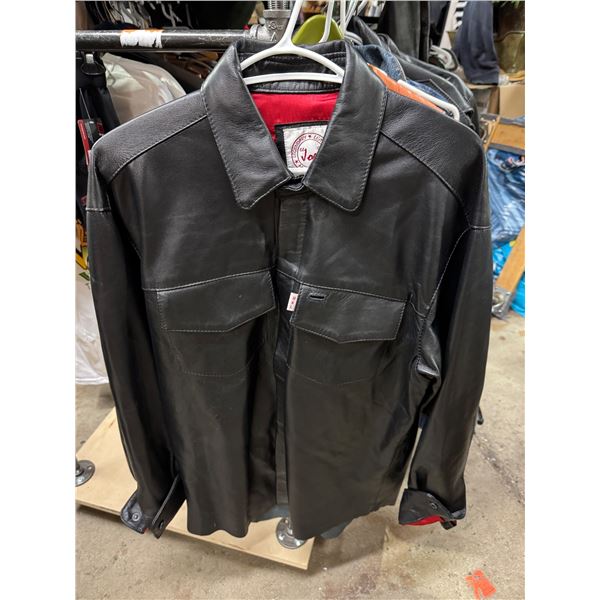 Lil joes leather jacket size large