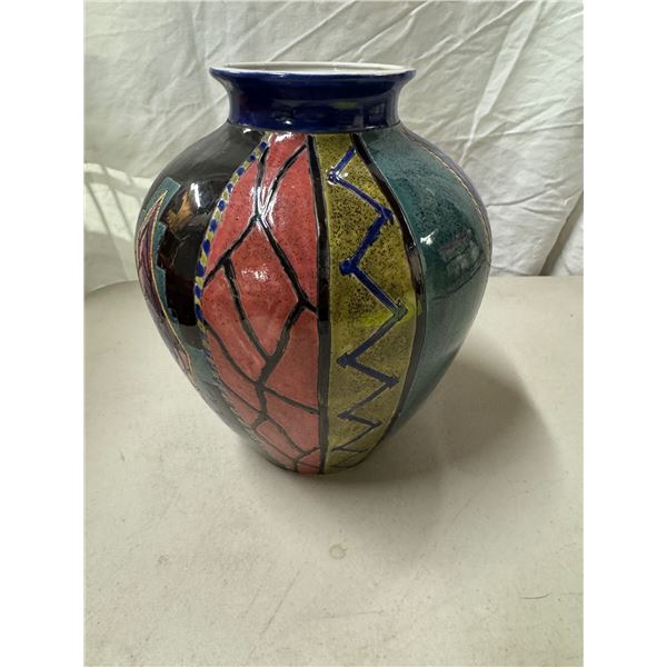Hand painted vase
