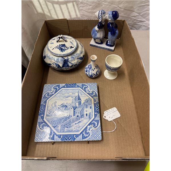 Delft and other pottery