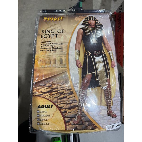 King of Egypt costume adult large new