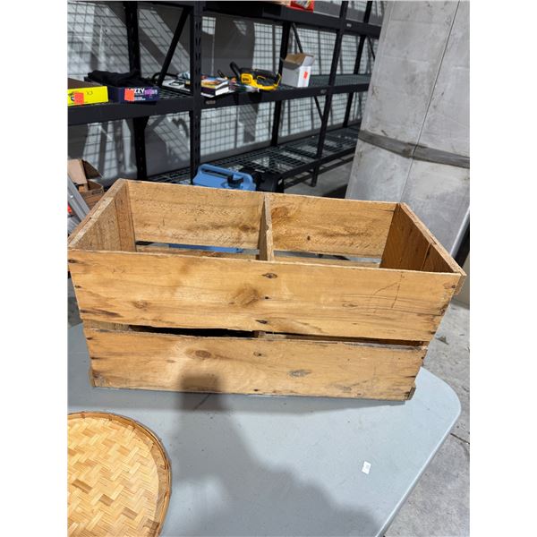 Wood crate