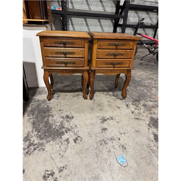 Pair of end tables