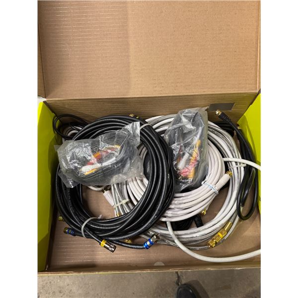 Assorted electronic cable