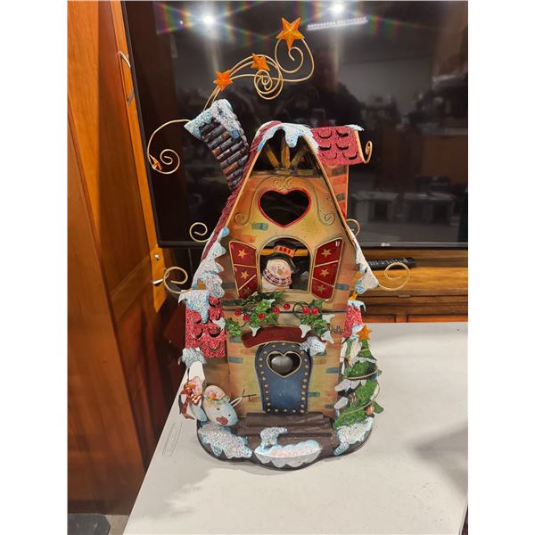 Candle Holder Christmas themed