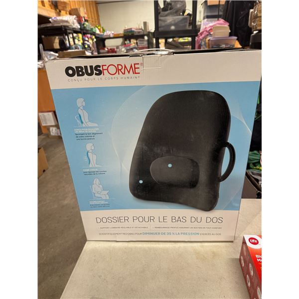 Obus forme low back rest support