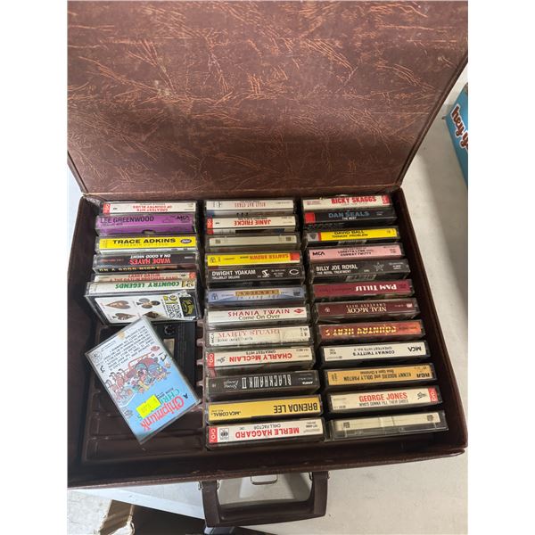 Cassettes, Marty Stuart, Conway Twitty, chipmunks, Sawyer Brown, etc.