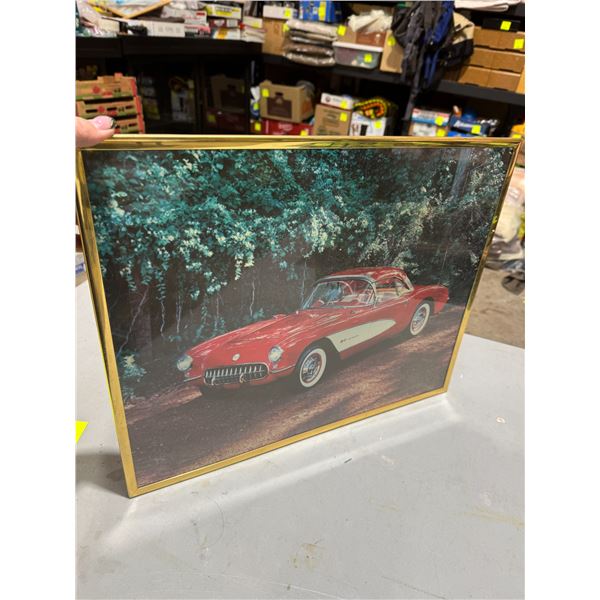Corvette wall hanging
