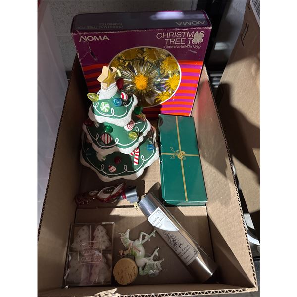 Box of Christmas stuff