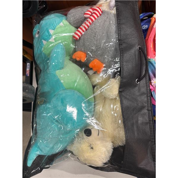 Assorted stuffed animals