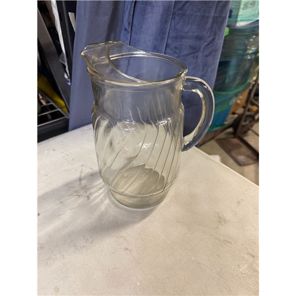 Glass pitcher