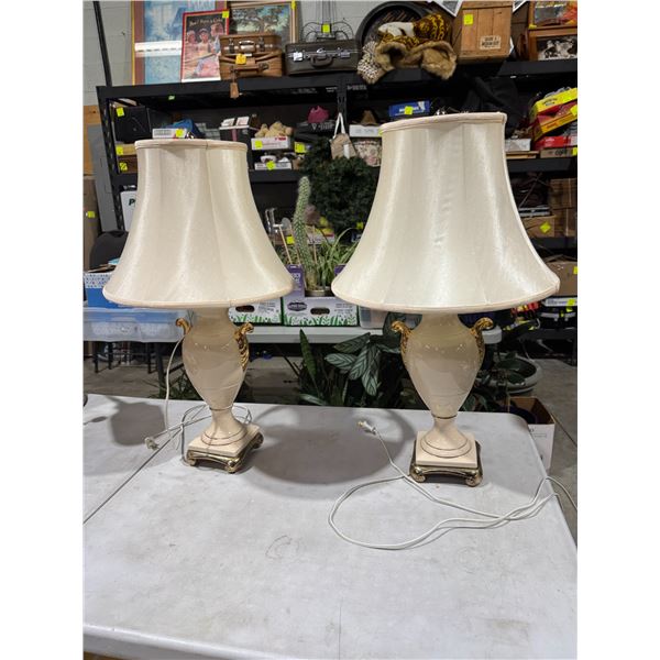 Pair of table lamps