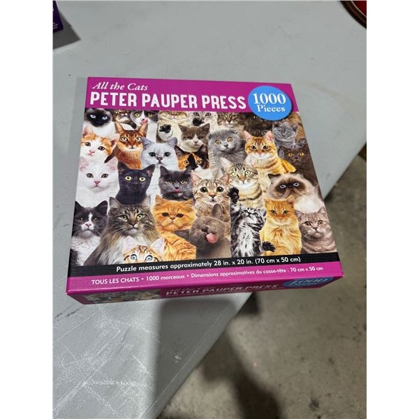 All the cats 1000 piece puzzle