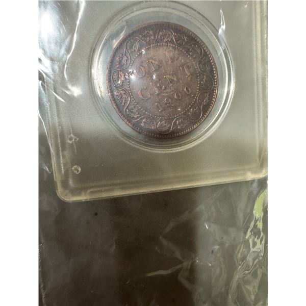 One cent 1900