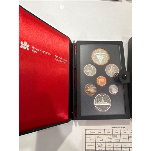 1983 Royal Canadian Mint Regina coin set