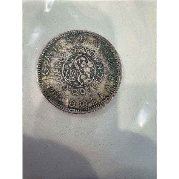 Canada Silver dollar Charlottetown Quebec