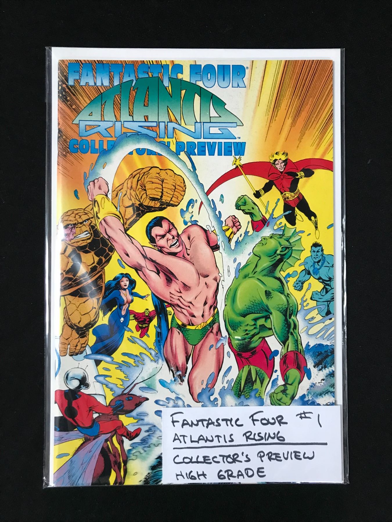 Marvel Comics Atlantis Rising MARVEL COMICS NO.1 FANTASTIC FOUR RISING ATLANTIS RISING