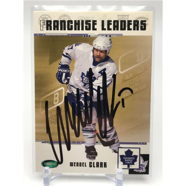 WENDEL CLARK SIGNED TRADING CARD (GCG AUTHENTIC)