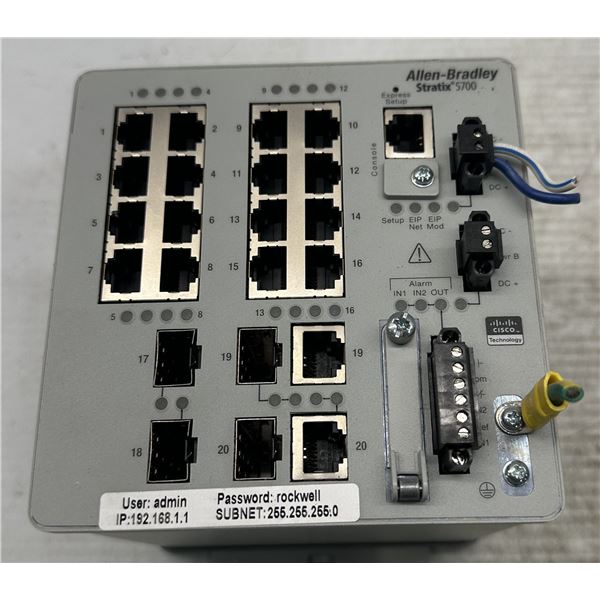 Allen Bradley #1783-BMS20CA Ethernet IP