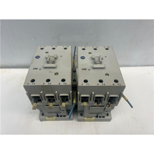 (2) Allen-Bradley #100-C60D*00