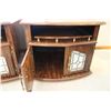 Image 3 : **(2) End Tables w/Doored Storage - 24" x 24" x 20" - Some Wear on top As Pictured