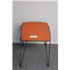 Image 1 : **Vintage Metal & Upholstery Stool - 16" x 14"