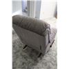 Image 4 : **Grey Striped Recliner Chair - Works