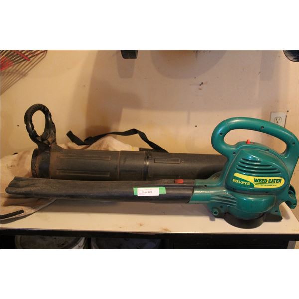 **Weed Eater EBV 215 Leaf Blower w/Accessories (electric) - Consigner States Works