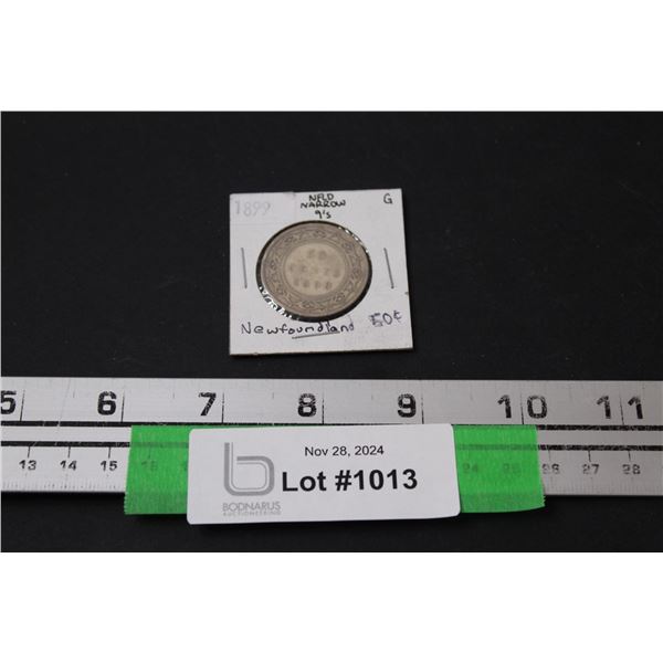 Canadian 50 Cent Coin - 1899 - Newfoundland