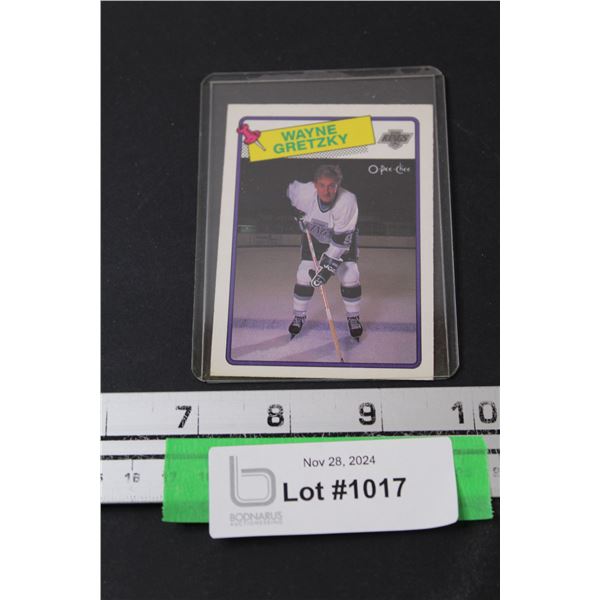 Wayne Gretzky 1988-89 OPC Hockey Card