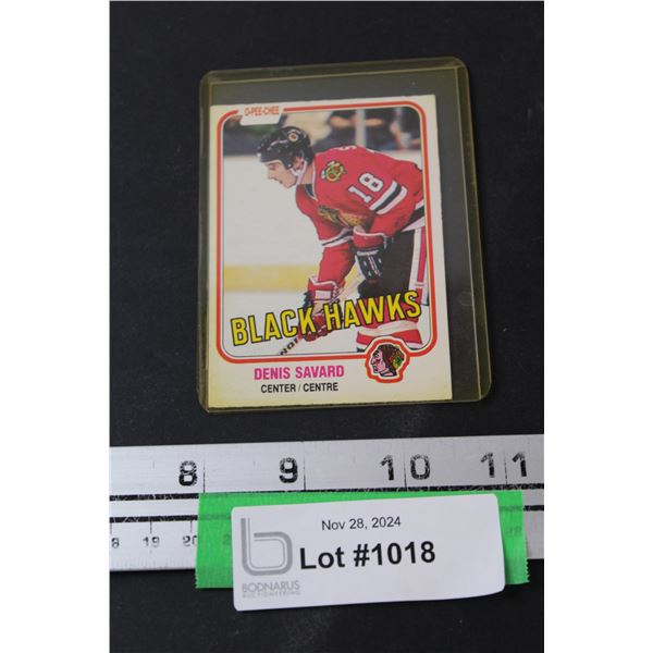 Denis Savard 1981-82 OPC Rookie Hockey Card