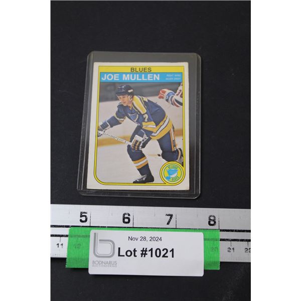 Joe Mullen 1982-83 OPC Rookie Hockey Card