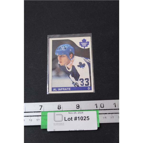 Al Iafrate 1985-86 OPC Rookie Hockey Card