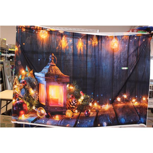Christmas Scene - Banner - 84" x 60"