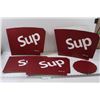 Image 1 : (4) SUP Cardboard Displays - 12" x 17"