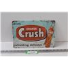 Image 1 : Orange Crush Metal Sign - 12" x 8"