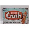 Image 2 : Orange Crush Metal Sign - 12" x 8"