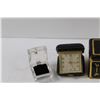 Image 2 : Folding End Table Clock, Collector Tin, (2) Ring Cases
