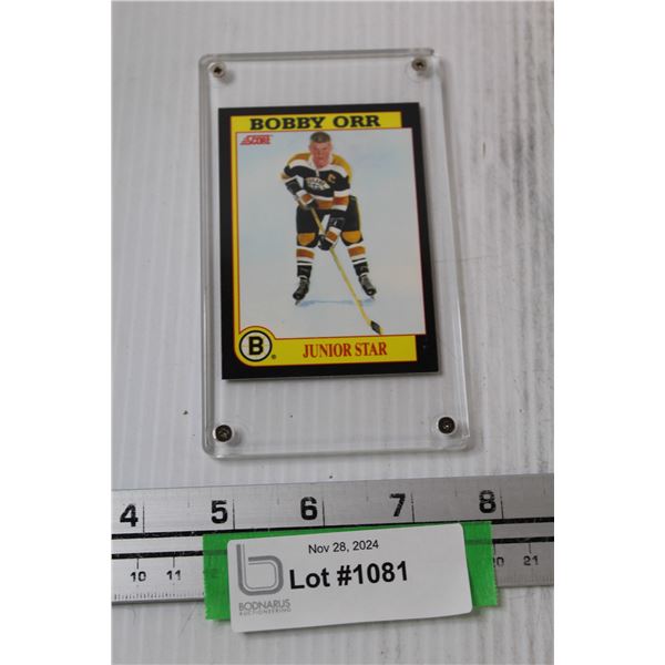 Bobby Orr 1991 Commemorative Junior Star Hockey Card